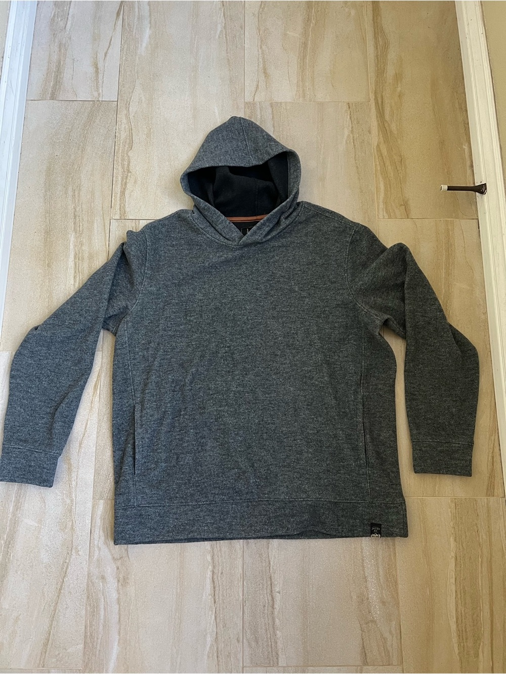 Jachs Men's Charcoal Gray Hooded Pullover Sweatshirt